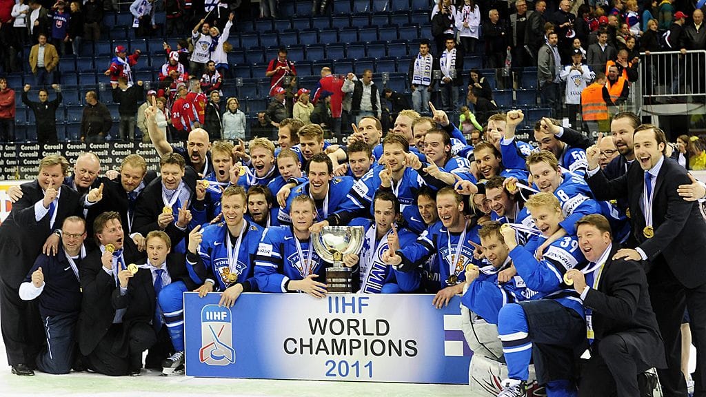 Kultajoukkueen ryhmäkuva