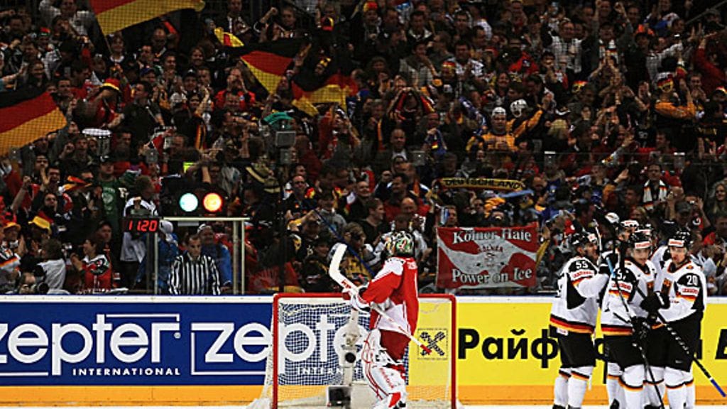 Kisaisäntä Saksa eteni keskiviikkona jatkosarjaan. Kuva: Martin Rose/GETTY.