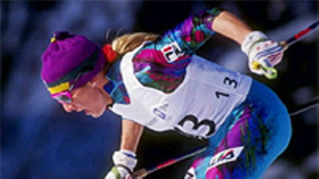 Stefania Belmondo, Photo: Clive Brunskill /Allsport