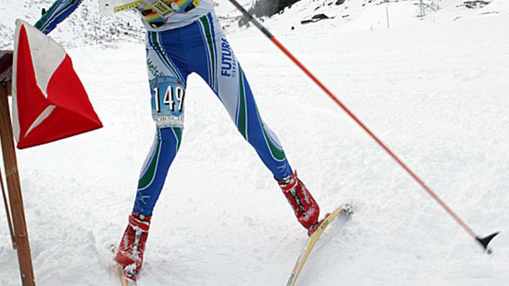 Hiihtosuunnistus, kuvitus. Kuva: Erik Borg/LEHTIKUVA.