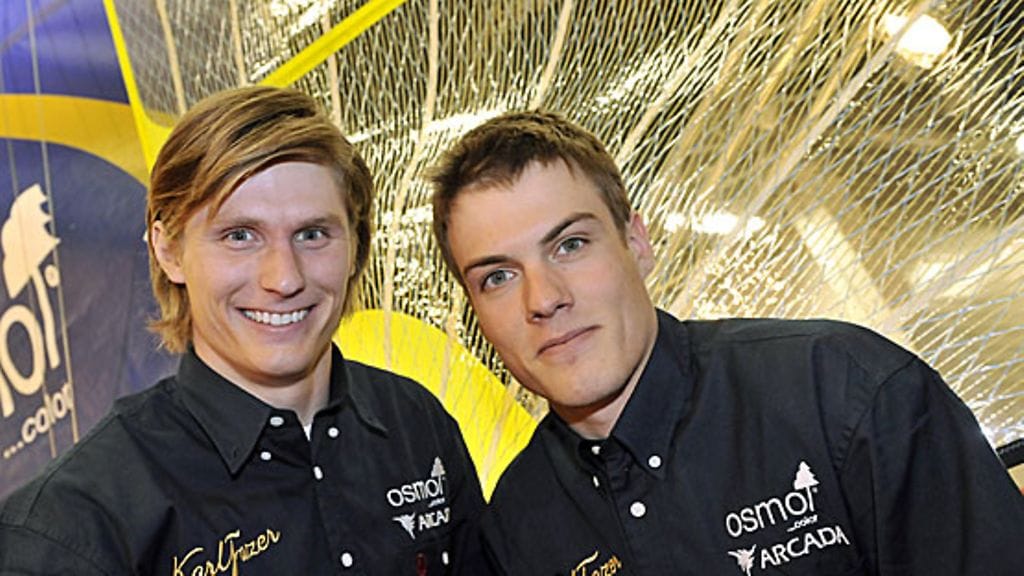 Kalle Bask ja lauri Lehtinen. Kuva: Pekka Sakki/LEHTIKUVA.