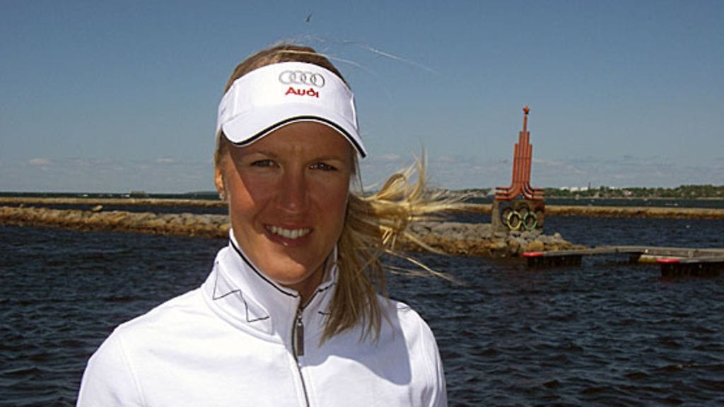 Sari Multala Tallinnan auringossa.