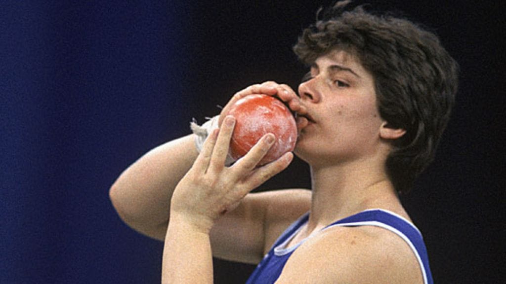 Heidi Krieger vuonna 1986, kuva: Getty Images