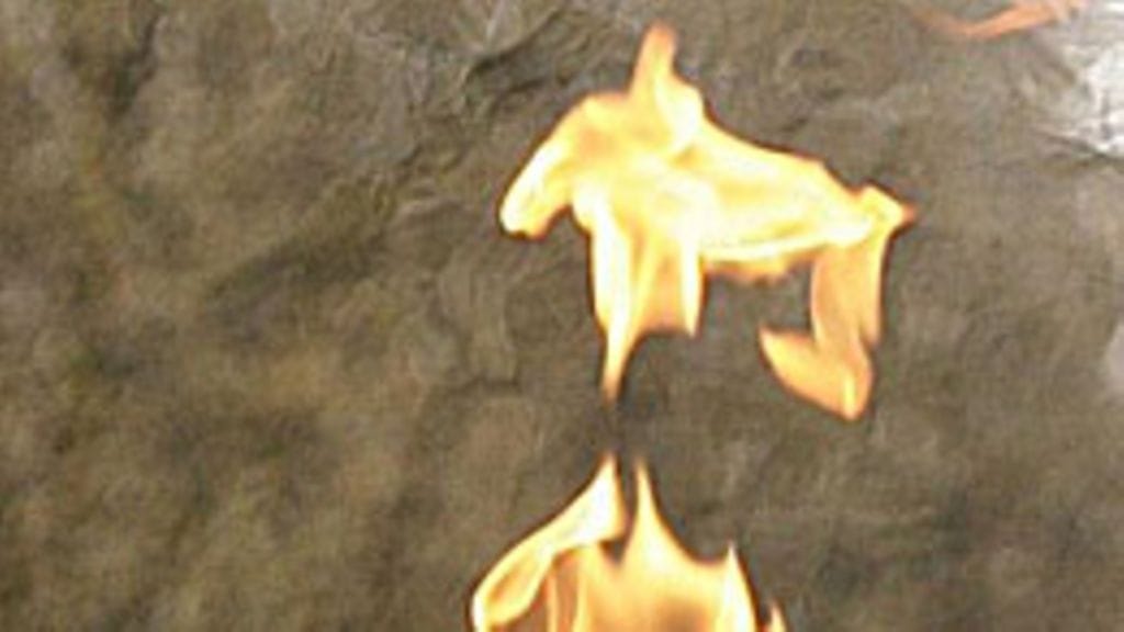 Pekingin olympiasoihtu. Kuva: Pool/GETTY.