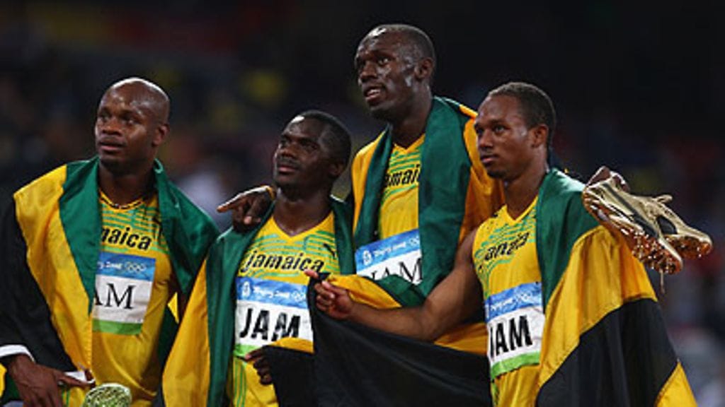 Jamaikan kultajoukkue. Kuva: Jamie Squire/GETTY.