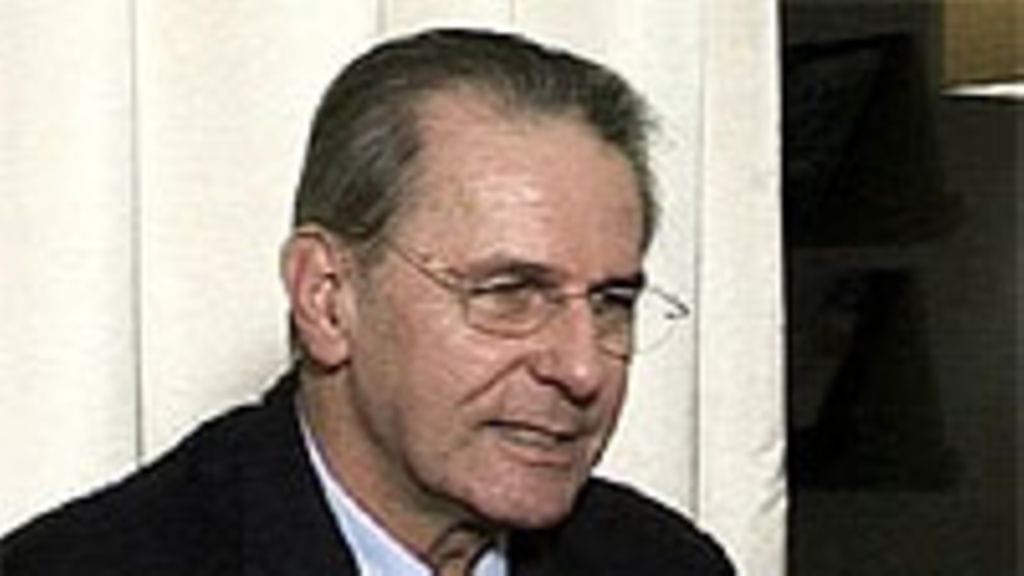 Jacques Rogge. Kuva: MTV3.