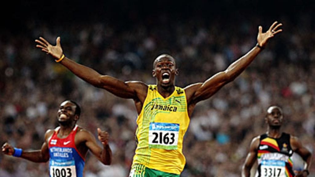 Usain Bolt juoksi uskomattoman maailmanennätyksen, kuva: Jed Jacobsohn/Getty Images