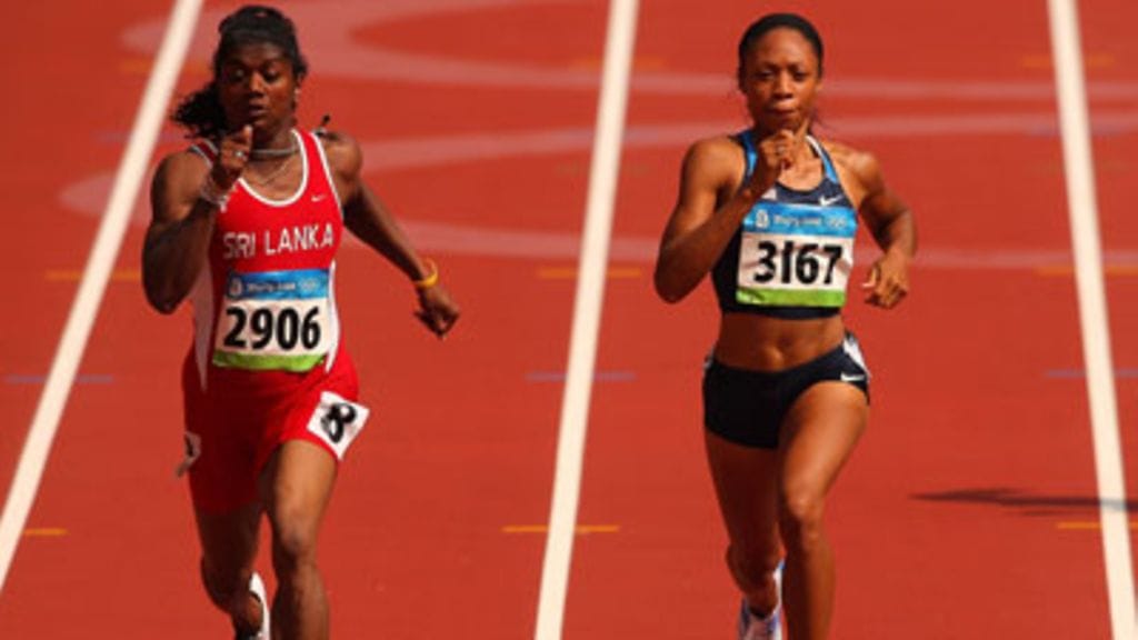 Allyson Felix (oik.), kuva: Stu Forster / Getty