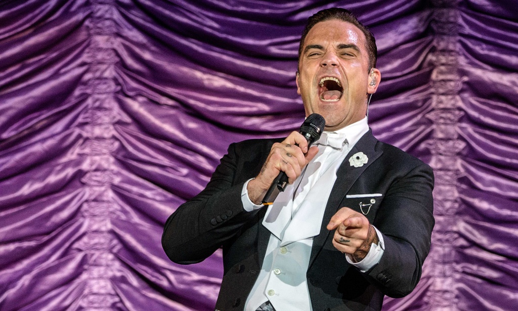 Robbie Williams Swing This Way -kiertue Amsterdamissa