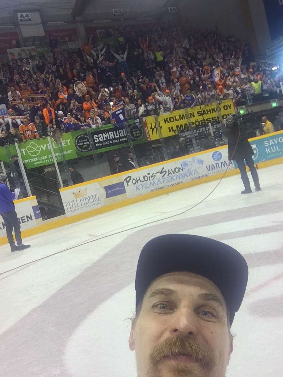 Pekka Saravo selfie
